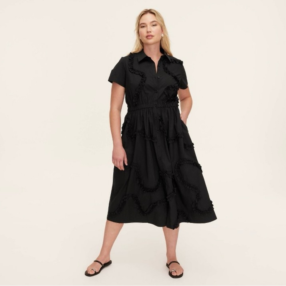 Kate Spade x Target ribbon shirt dress 🖤🖤